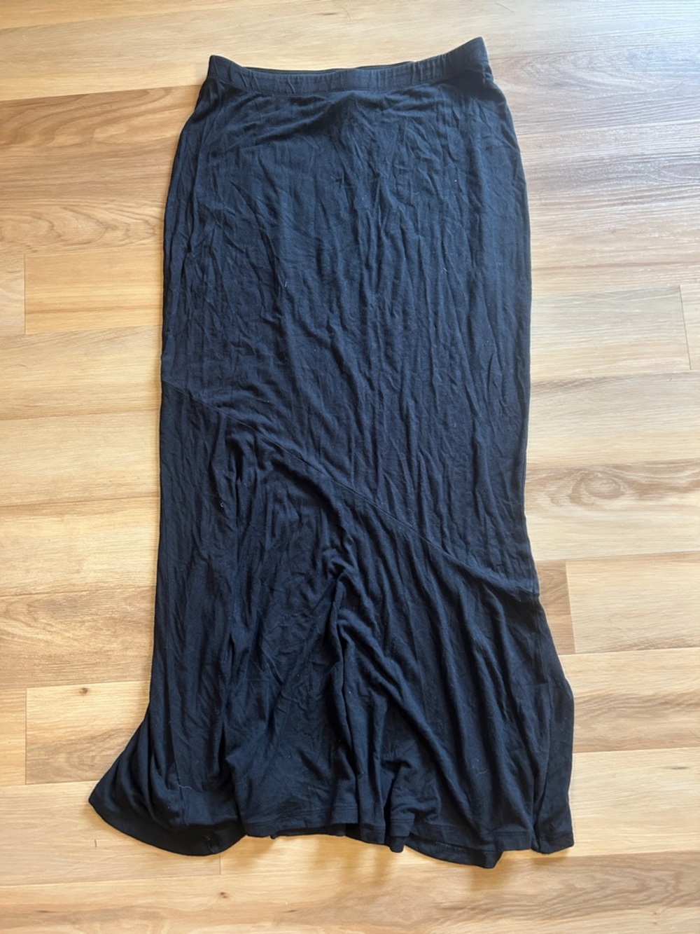 Mossimo Supply Co. Black Maxi Skirt with Elastic Waistband